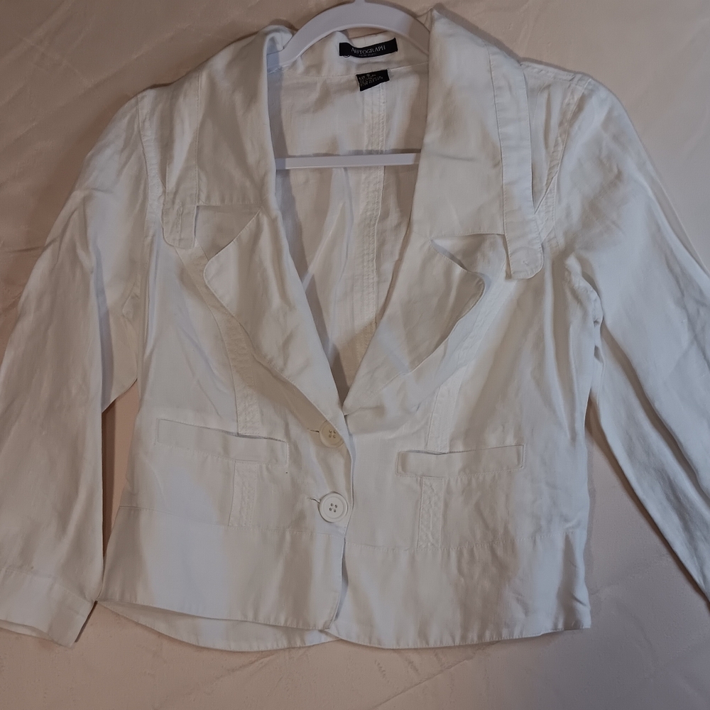 Autograph New York 🌲 white jacket S